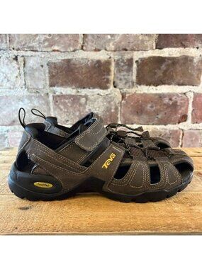 Teva Men’s Forebay Fisherman Sandal Brown (1001116) Sz 8